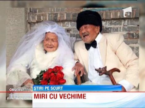 Un cuplu din China si-a facut poza de nunta dupa 88 de ani!