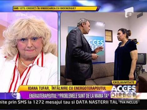 Ioana Tufar, consultata in direct de bioenergoterapeutul Romulus Popescu