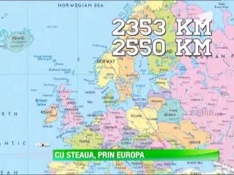 Steaua este globetrotter! Face 5500 de kilometri in cinci zile!