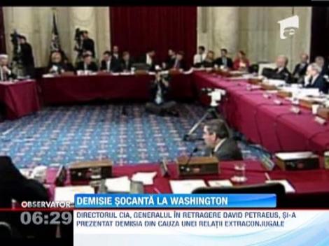 Directorul CIA si-a dat demisia dupa ce a recunoscut o relatie extraconjugala