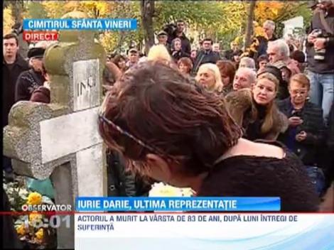 Iurie Darie a fost condus pe ultimul drum