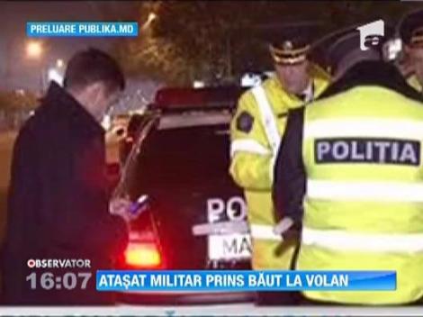 Ataşatul militar al Ambasadei României a fost prins de poliţiştii din Republica Moldova băut la volan