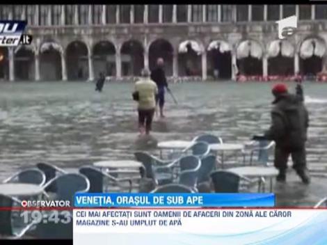 Inundatii in Italia: Venetia inundata in proportie de 70%