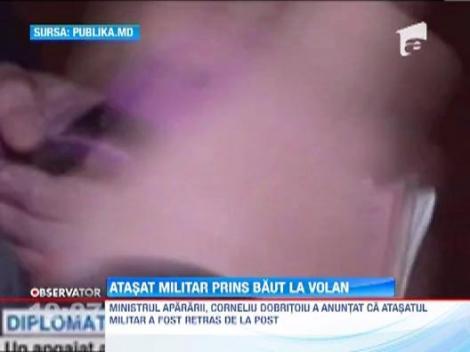 Atasatul militar al Ambasadei Romaniei a fost prins de politistii din Republica Moldova baut la volan