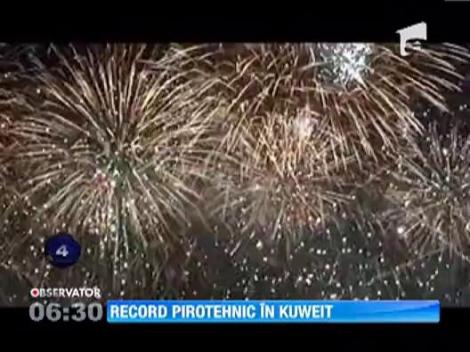 Emiratul Kuweit a intrat in Cartea Recordurilor printr-un urias foc de artificii