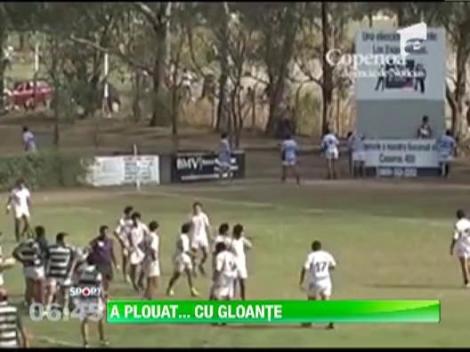 Un meci de rugby din campionatul de tineret al Argentinei, intrerupt din cauza unui schimb de focuri