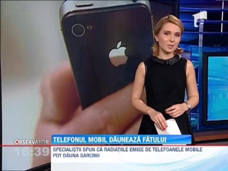 Telefonul mobil dauneaza grav sarcinii