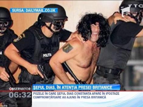 Seful Dias Constanta, care a pozat gol in sala de antrenament, a ajuns in presa britanica