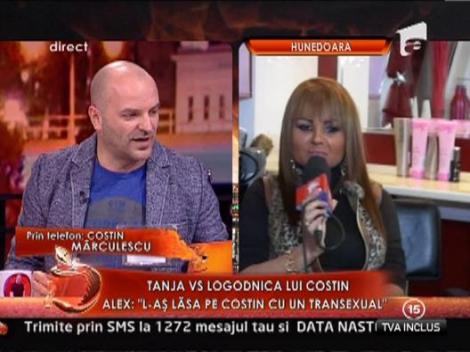 Iubita lui Marculescu: "Daca Costin doreste, il las sa-si satisfaca curiozitatea cu un transexual"
