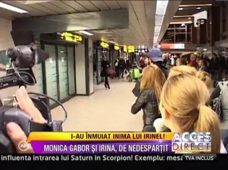 Monica Gabor si Irina, de nedespartit