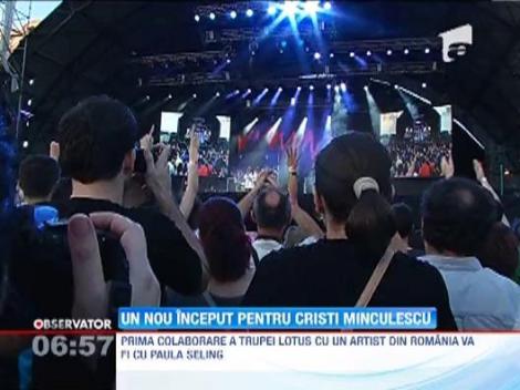 Cristi Minculescu se intoarce pe scena! Va canta alaturi de trupa Lotus