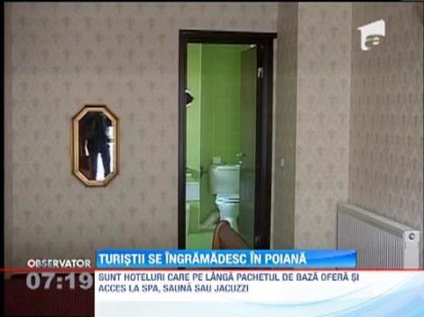 Turistii au luat cu asalt hotelurile din Poiana Brasov