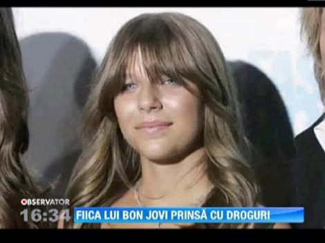 Fiica de 19 ani a lui Bon Jovi, arestata pentru posesie de droguri