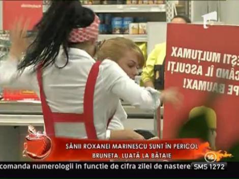Roxana Marinescu, luata la bataie din cauza sanilor!