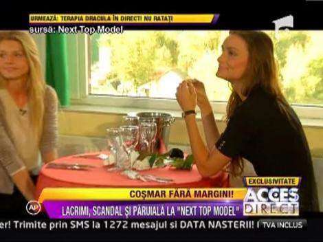Lacrimi, scandal si paruiala la "Next Top Model"