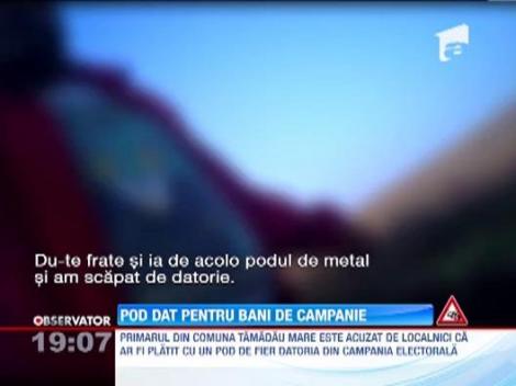 Un primar din Calarasi ar fi vandut un pod pentru a strange bani de campanie