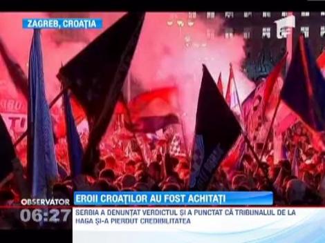 Eroii croatilor, achitati de tribunalul de la Haga