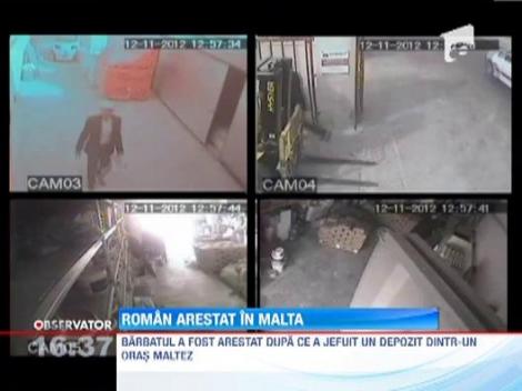 Roman arestat in Malta