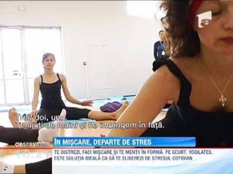 Yogilates, solutia ideala ca sa te eliberezi de stresul unei zile lungi de munca