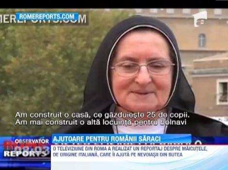 Cateva maicute din Italia ajuta romanii saraci