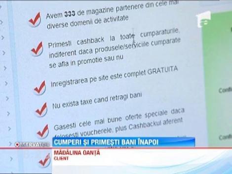 Cumperi produse online si primesti bani inapoi