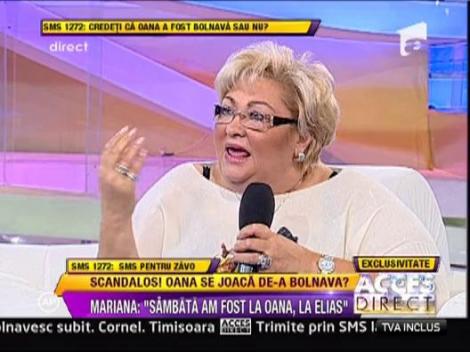Marioara Zavoranu: "Oana avea o durere ingrozitoare de cap"