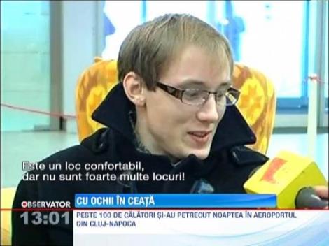 Probleme din cauza cetii pe aeroportul din Cluj Napoca