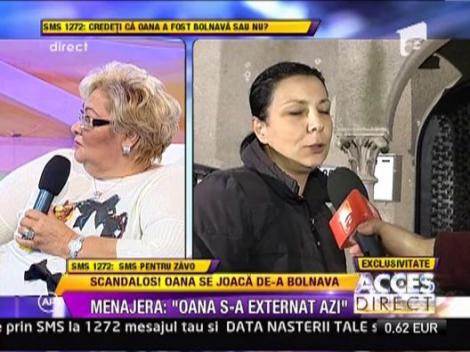 Oana Zavoranu, tratata la pat in propria casa