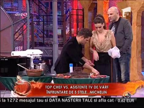 Cele mai sexy asistente TV au gatit alaturi de bucatarii de la Top Chef