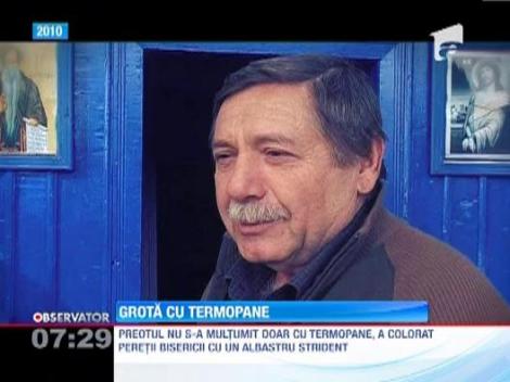 Geamuri termopan, la o biserica veche de sute de ani