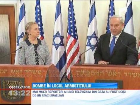 IMAGINI SOCANTE! / 6 presupusi spioni israelieni, executati in public de membri ai gruparii Hamas