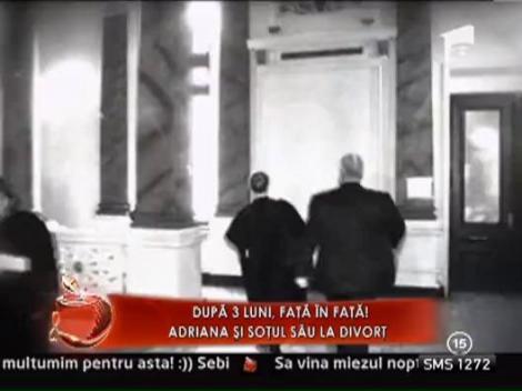 Adriana Bahmuteanu si Silviu Prigoana, fata in fata dupa trei luni