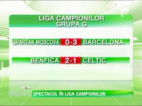 Champions League: rezultate si clasament