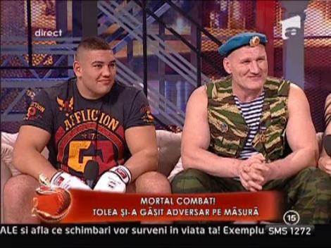 Mortal combat! Tolea si-a gasit un adversar pe masura!