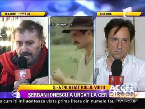 Ion Haiduc il plange pe Seban Ionescu