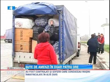 Cea mai mare razie pe autostrada Bucuresti-Pitesti:150 de soferi au fost amendati