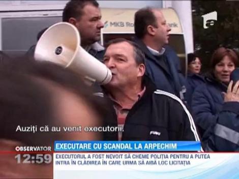 Executare silita cu scandal la Arpechim