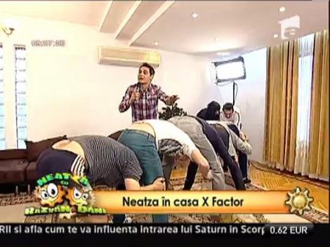 Nebunie in casa X Factor! Concurs de lapte gros