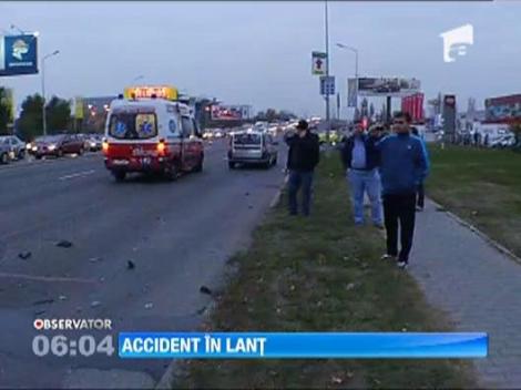 UPDATE! Accident in lant pe DN1. Un mort si doi raniti