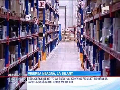 Romanii au cheltuit sute de milioane de lei in "Vinerea neagra"