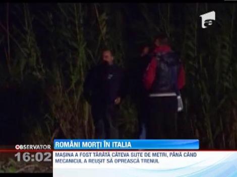 Sase romani au murit intr-un accident feroviar in Italia