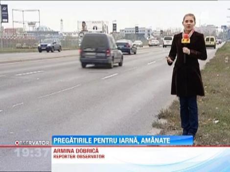 Autoritatile amana pregatirile pentru deszapezire