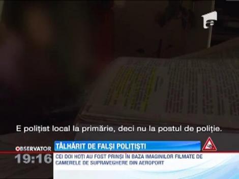 Barbat talharit, dupa ce doi oameni s-au dat politisti pe Aeroportul Henri Coanda