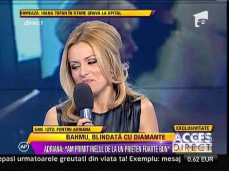 Adriana Bahmuteanu: "Mi-e greu sa o iau de la capa cu un barbat"