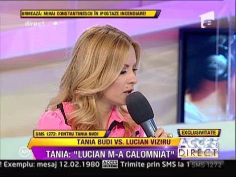 Tania Budi, despre idila cu Lucian Viziru: "E posibil sa fi zis ca ma sinucid dupa ce ne-am despartit"