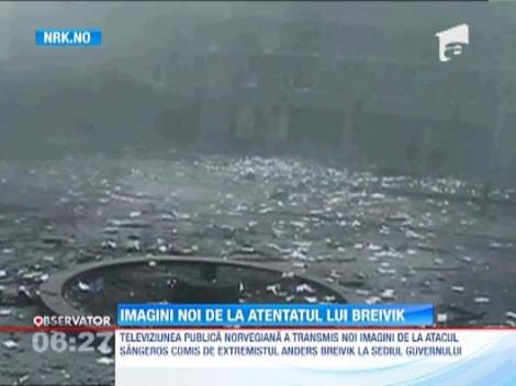 Imagini noi din timpul atacului lui Anders Breivik