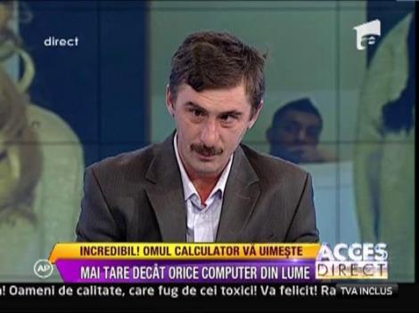 Omul calculator, Sabin Matesan, a uimit asistenta cu socotelile matematice facute in gand