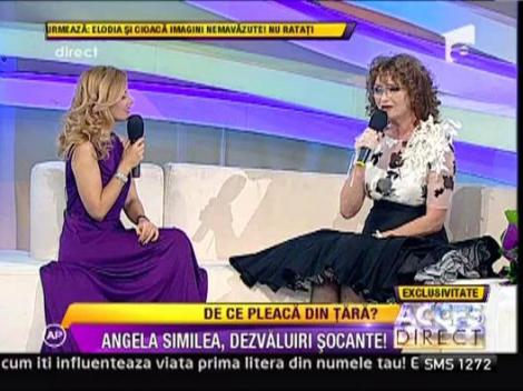 Angela Similea vrea sa plece din tara