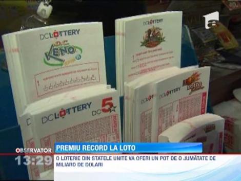 Premiu record la loteria din SUA