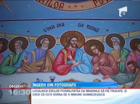 VIDEO! Chipuri de ingeri, pe peretii unei biserici din judetul Arges